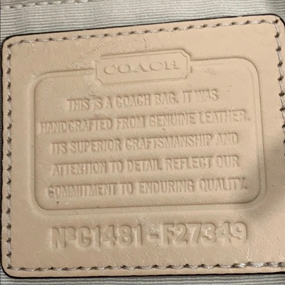 PEYTON LEATHER ZIP TOP TOTE (COACH F27349) - Picture 7 of 11